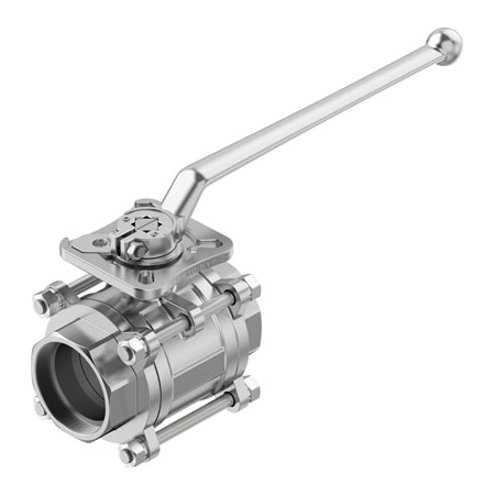 Festo Ball Valve VZBE-21/2-WA-63-T-2-F0710-M-V15V15 VZBE-21/2-WA-63-T-2-F0710-M-V15V15